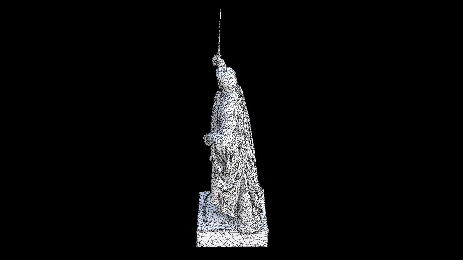 French revolution sculpture 4 3D model_7