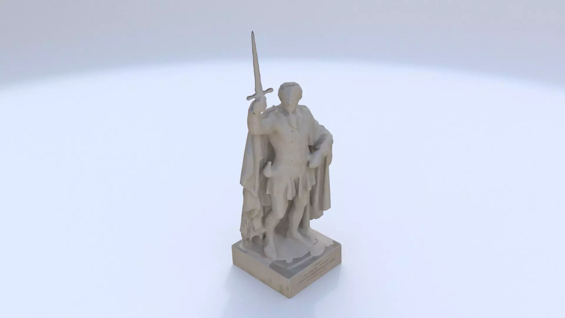 French revolution sculpture 4 3D model_0