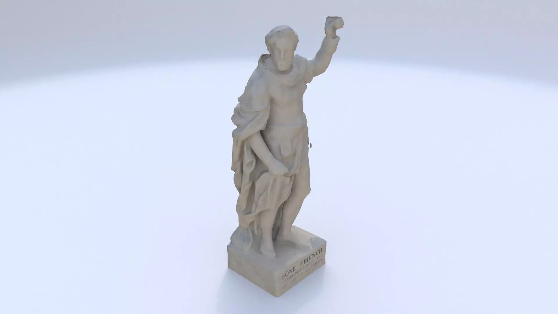 French revolution sculpture 5 3D model_0