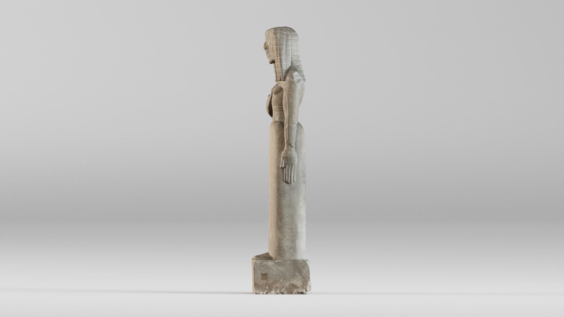 001578 3D scan of the Lady of Auxerre statue 3D print model_10