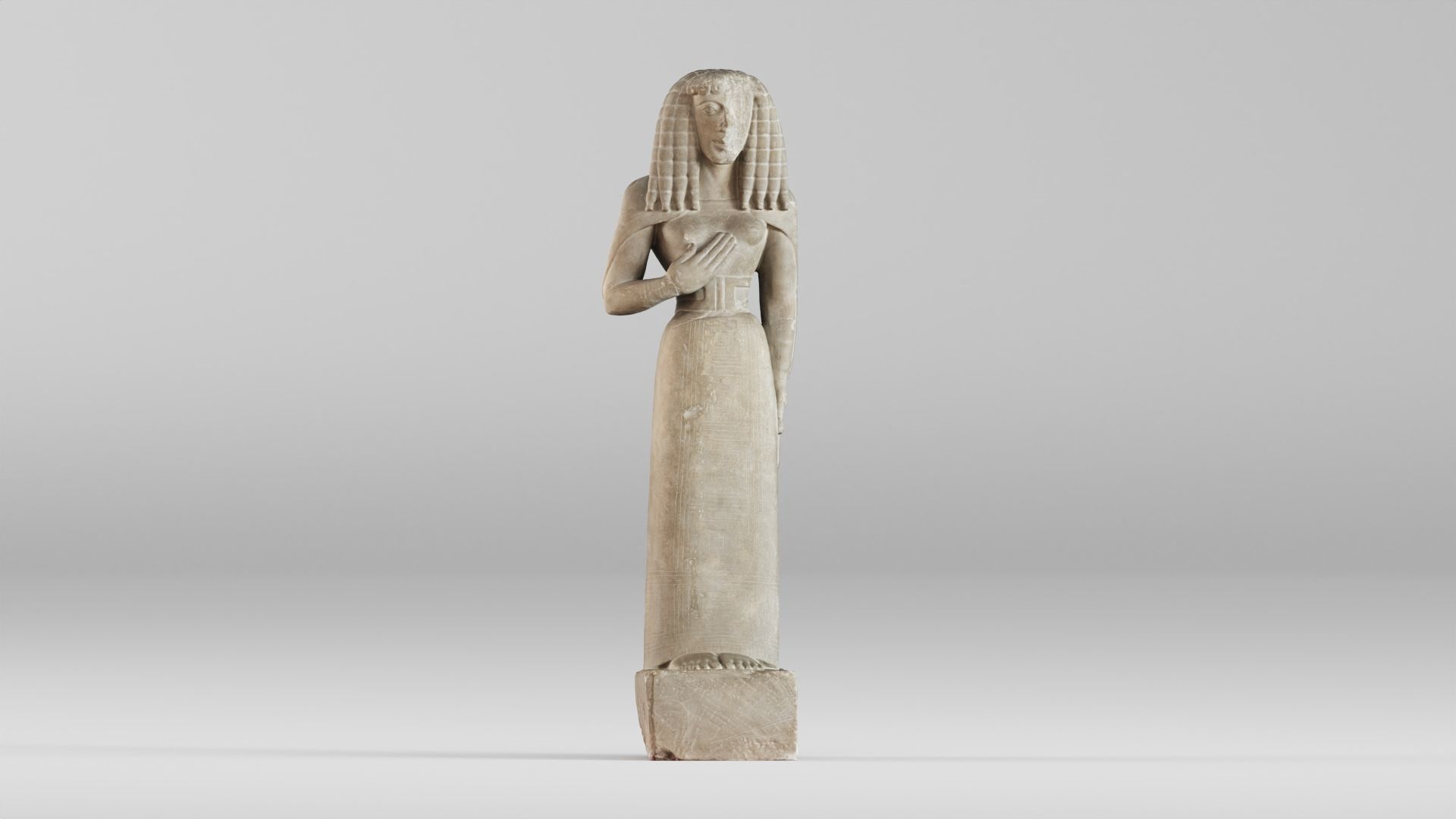 001578 3D scan of the Lady of Auxerre statue 3D print model_15