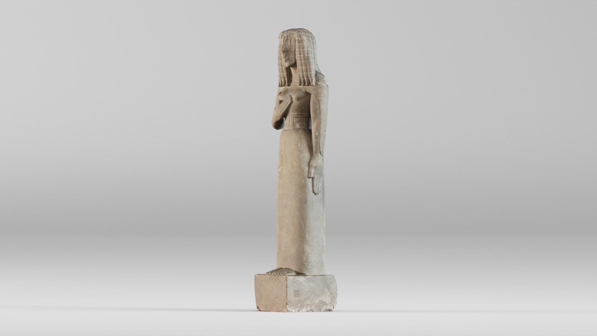 001578 3D scan of the Lady of Auxerre statue 3D print model_11