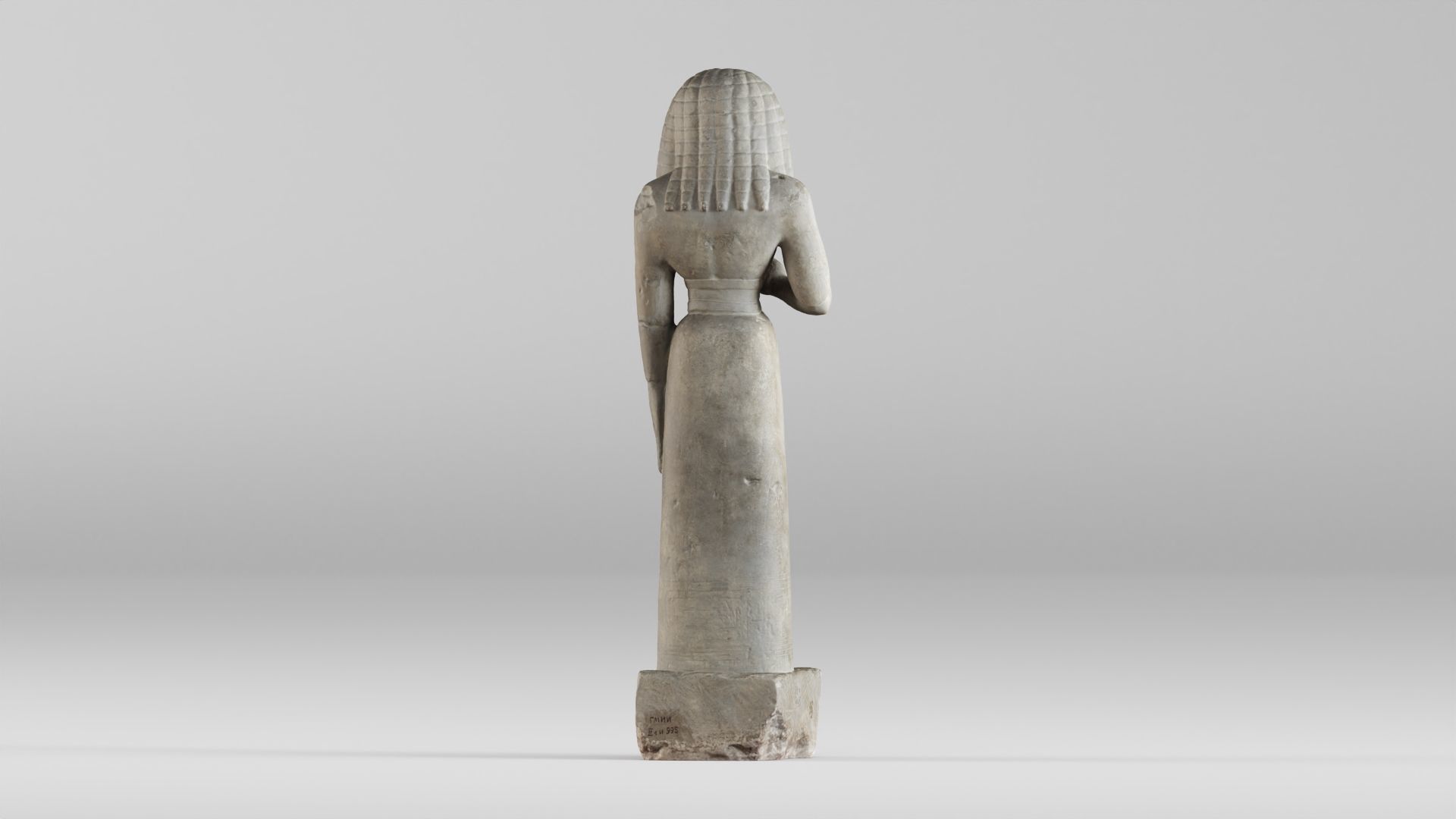 001578 3D scan of the Lady of Auxerre statue 3D print model_7