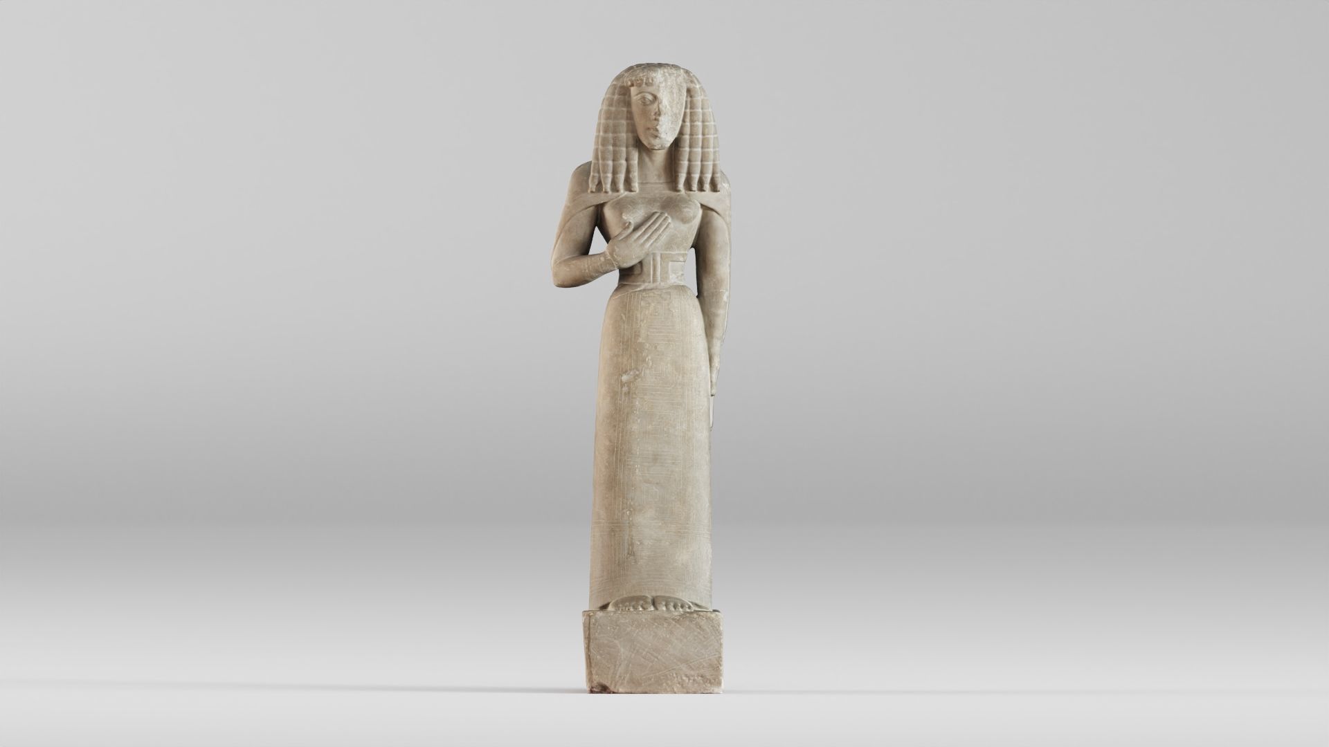 001578 3D scan of the Lady of Auxerre statue 3D print model_14