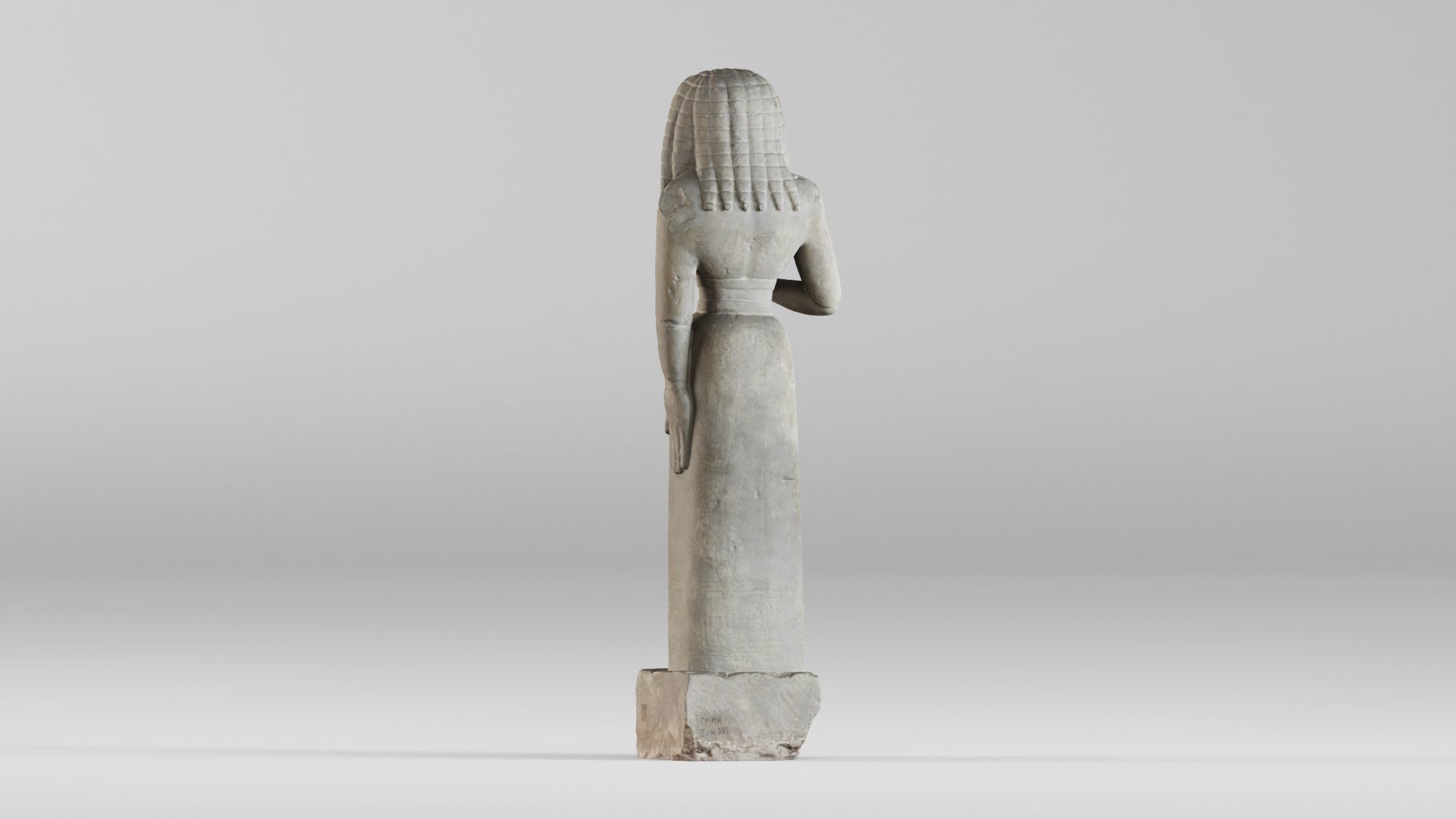 001578 3D scan of the Lady of Auxerre statue 3D print model_8