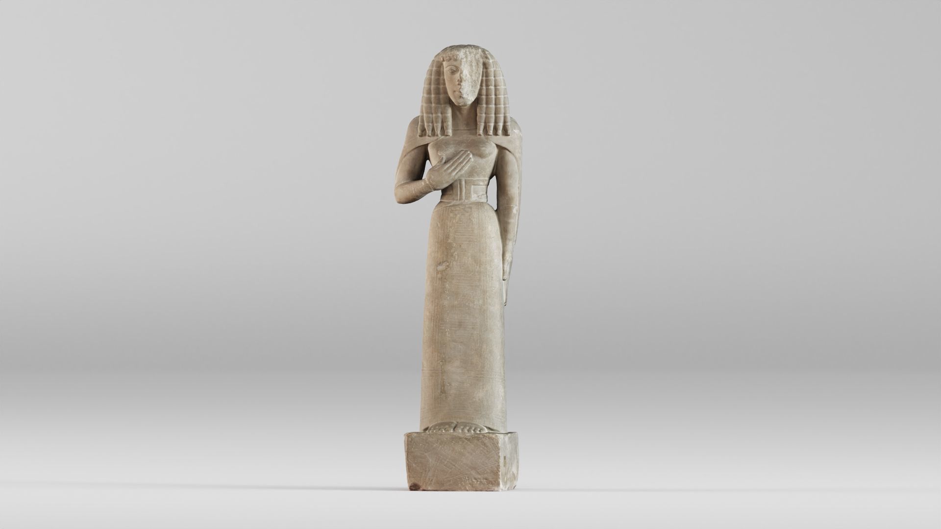 001578 3D scan of the Lady of Auxerre statue 3D print model_13