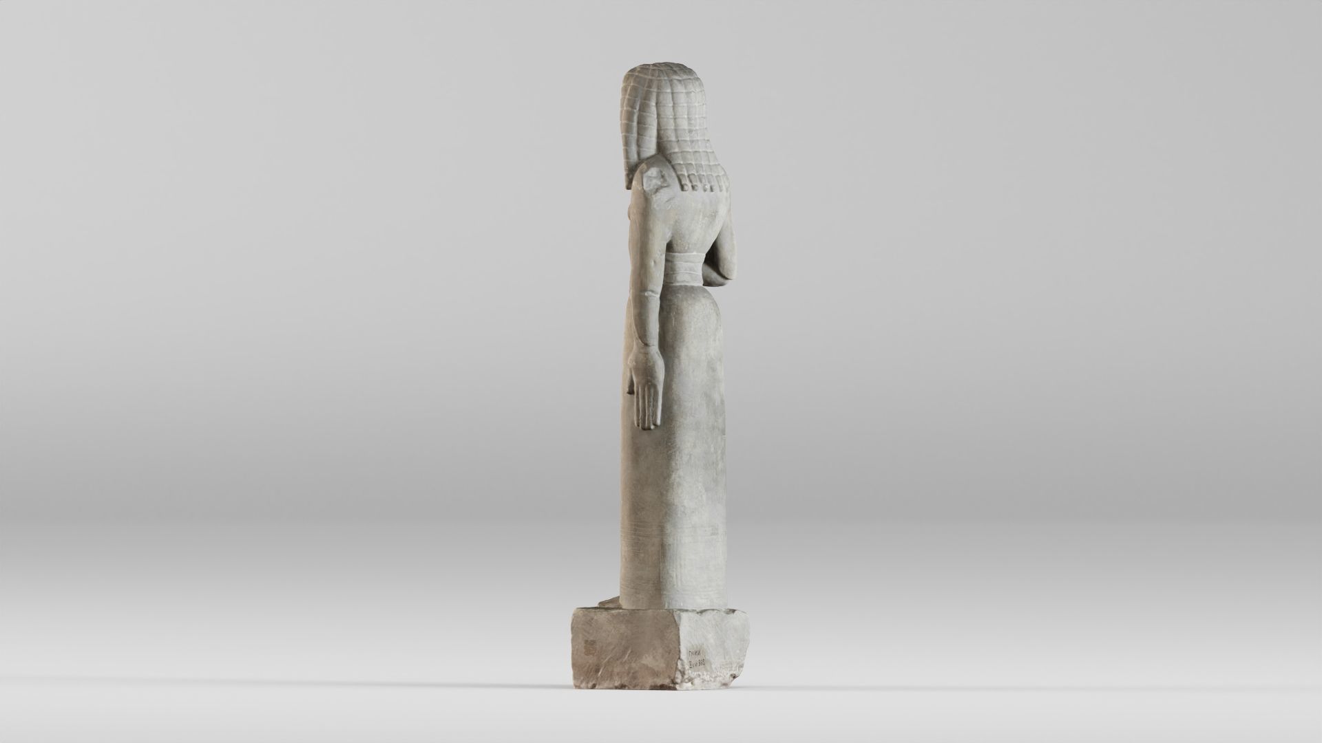 001578 3D scan of the Lady of Auxerre statue 3D print model_9