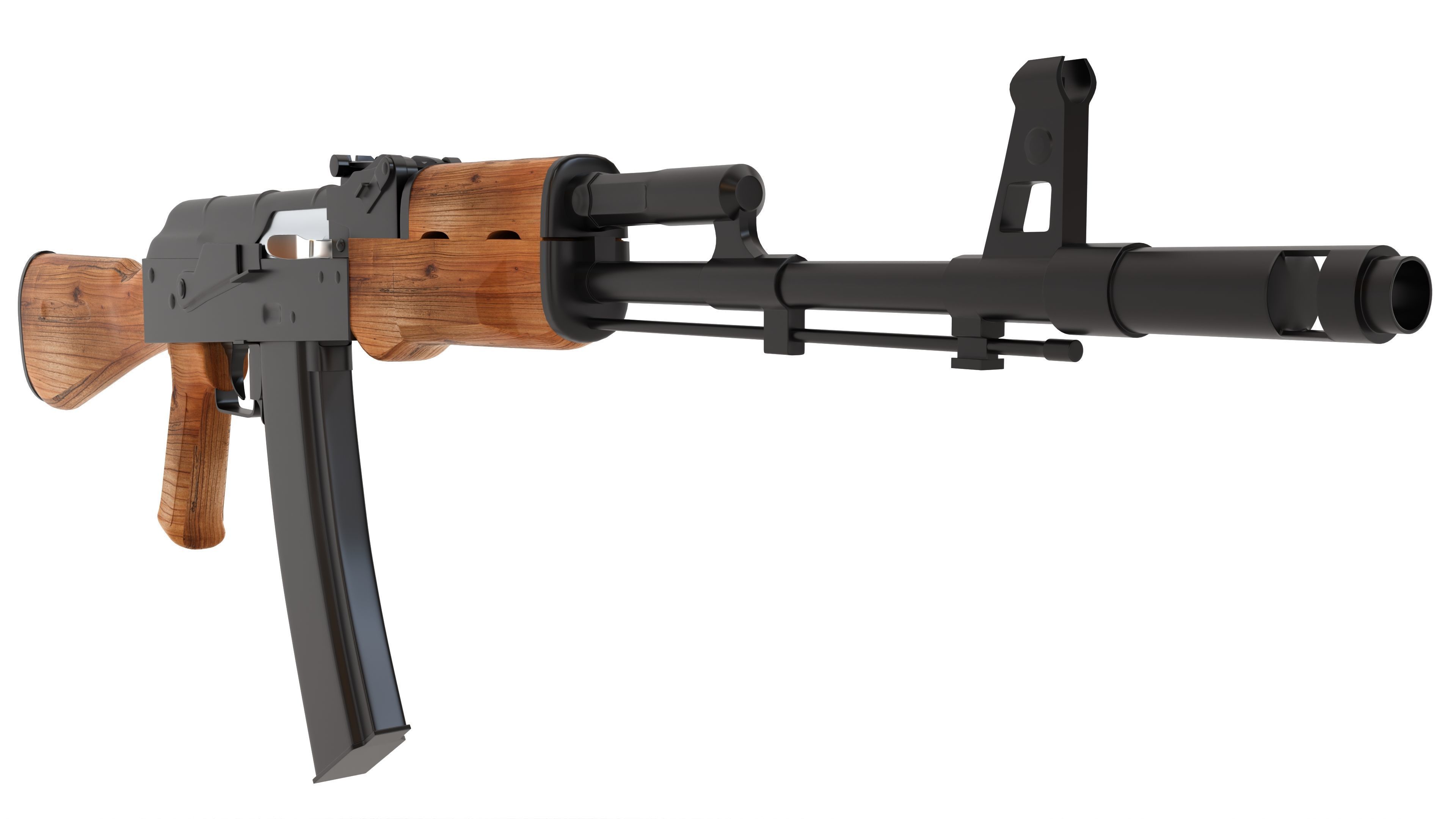 AK 47 3D model_2