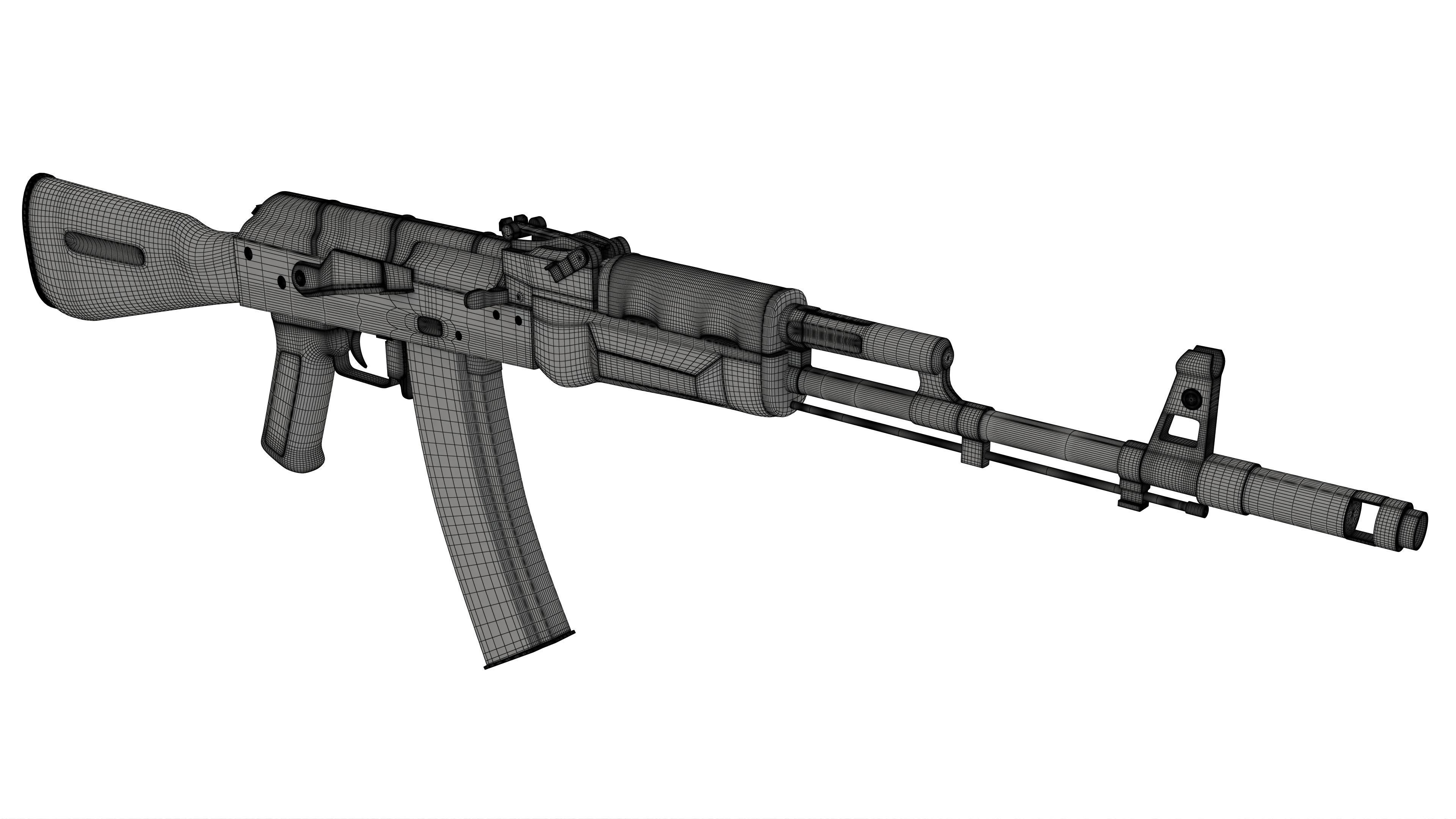 AK 47 3D model_6