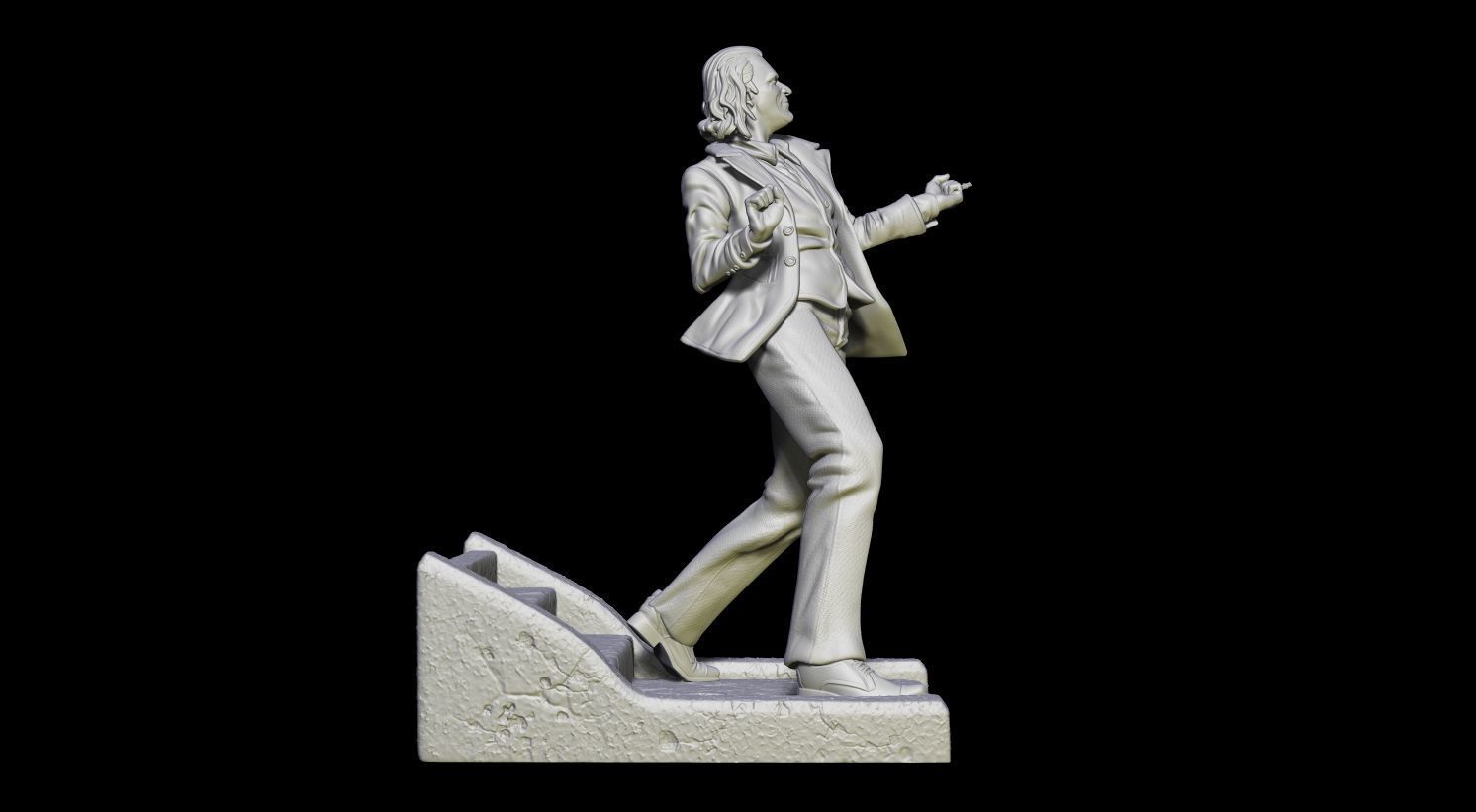 Joker by Joaquin Phoenix 3D print model_3