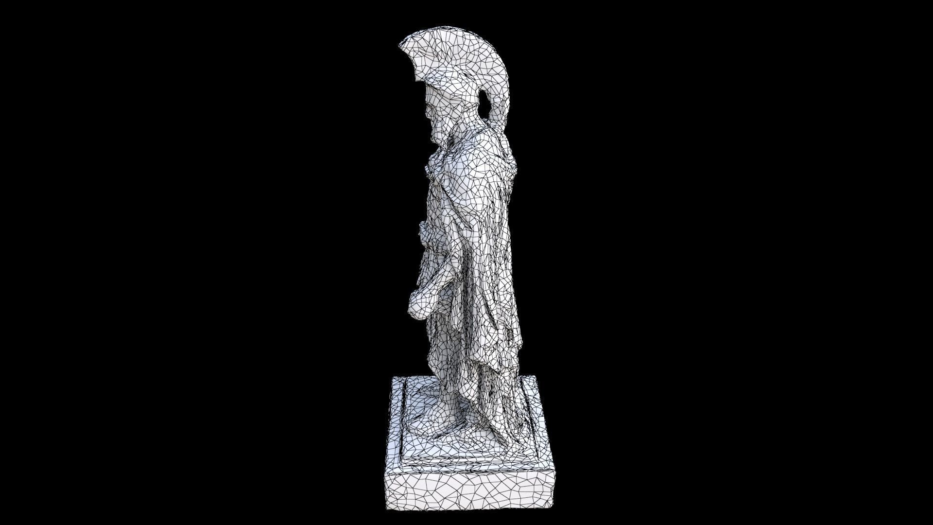 roman sculpture 2 3D model_7