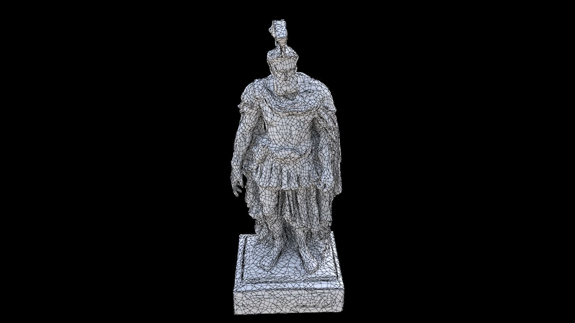 roman sculpture 2 3D model_6