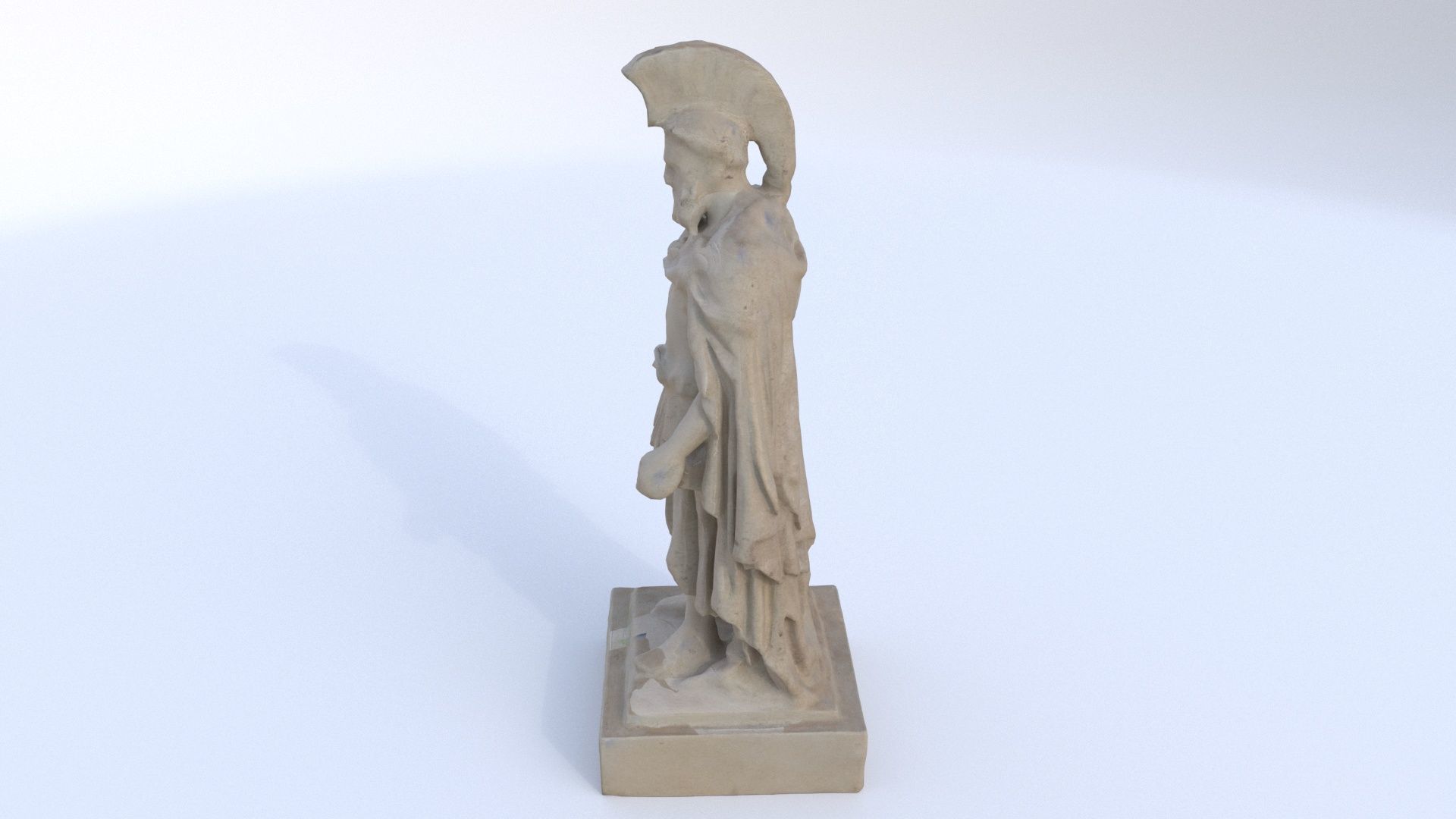roman sculpture 2 3D model_2