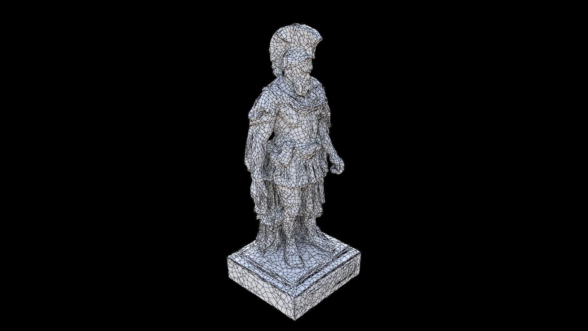 roman sculpture 2 3D model_5