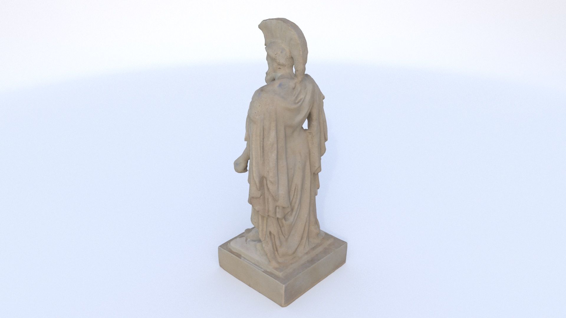 roman sculpture 2 3D model_3