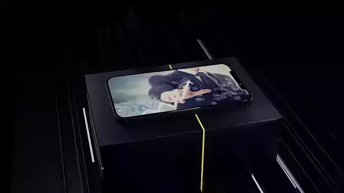 3D animation of the phone