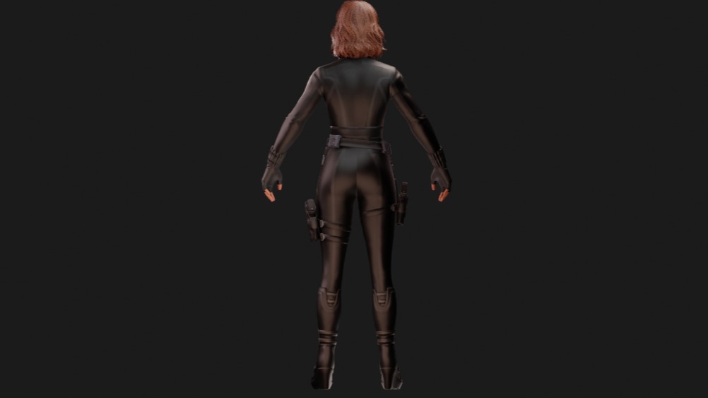 Marvels Avengers Black Widow Marvel Avengers 3D model_4
