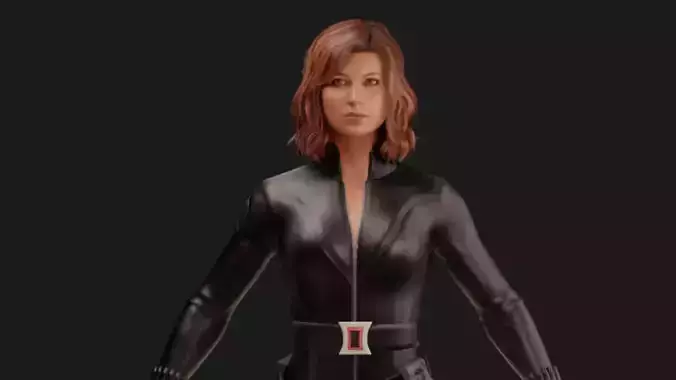 Marvels Avengers Black Widow Marvel Avengers 3D model