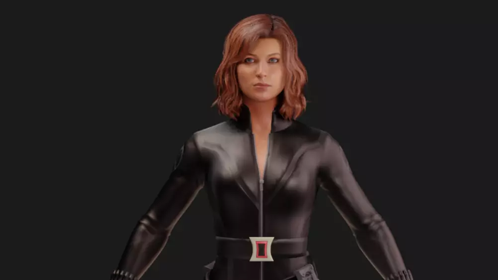 Marvels Avengers Black Widow Marvel Avengers 3D model_0