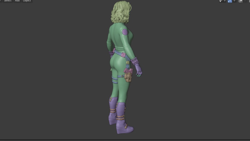 Marvels Avengers Black Widow Marvel Avengers 3D model_10