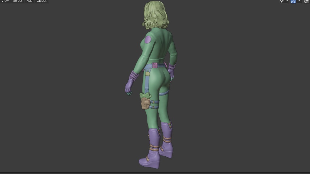 Marvels Avengers Black Widow Marvel Avengers 3D model_9