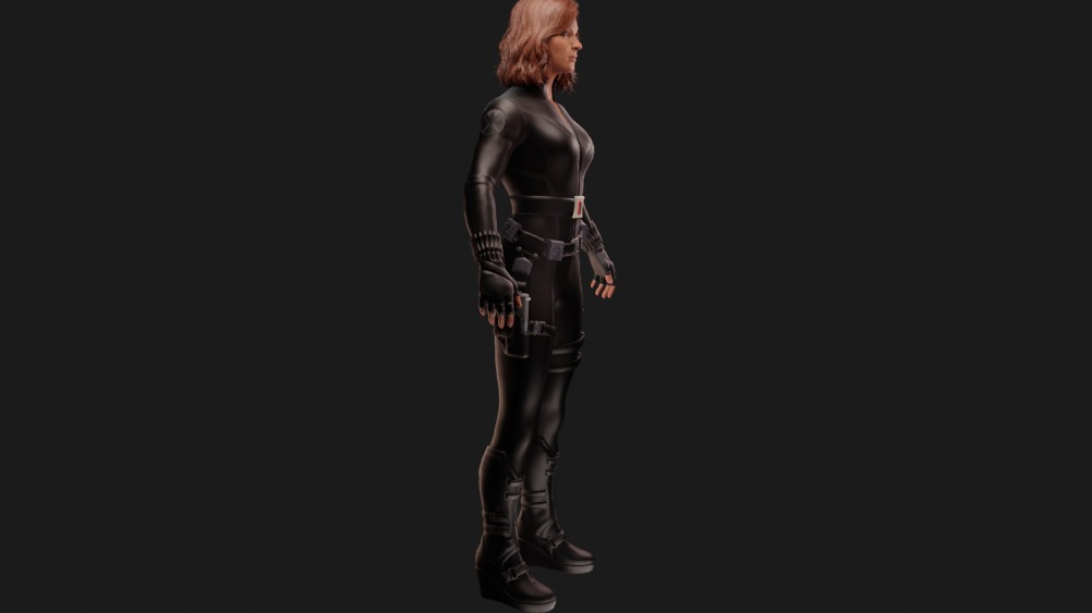 Marvels Avengers Black Widow Marvel Avengers 3D model_6