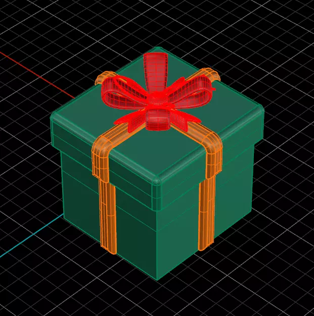 golden gift 3D print model_0