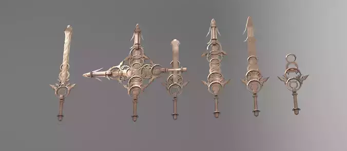 Monster slayer sword claymore stylised collection 1