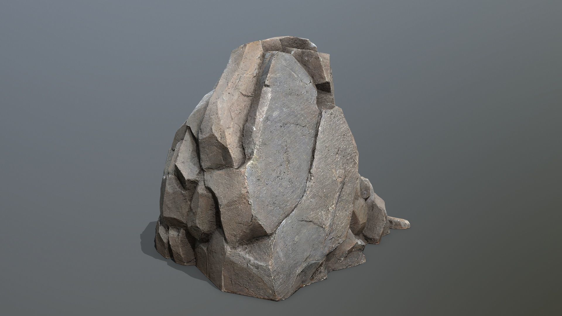 desert rocks Low-poly 3D model_8