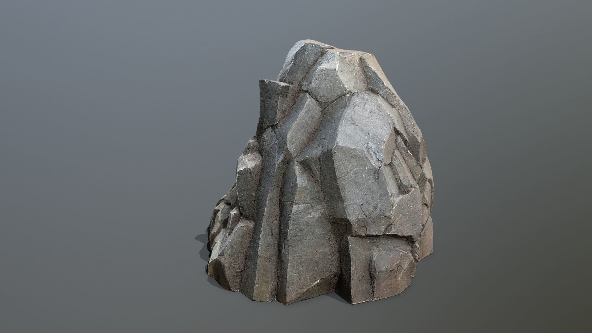 desert rocks Low-poly 3D model_6
