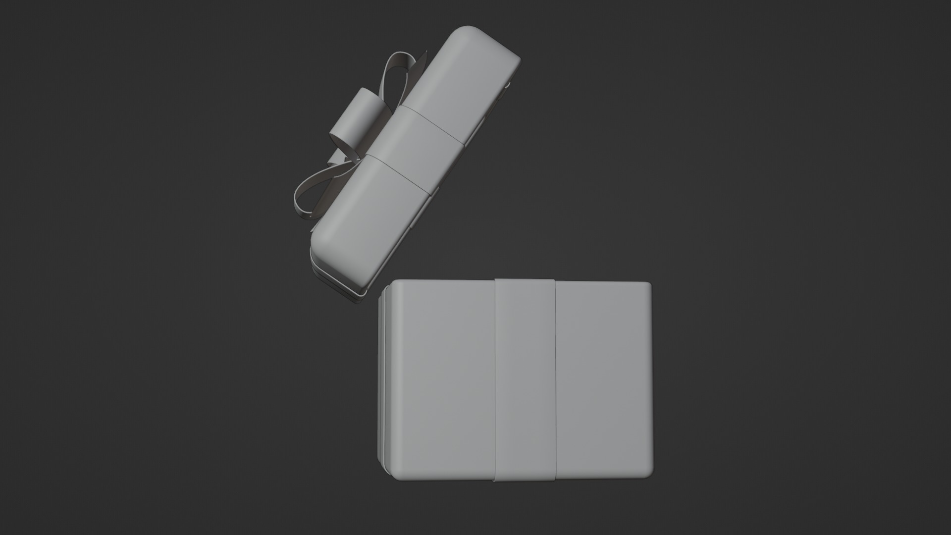 Elegant Gift Box 3D Model Low-poly 3D model_11