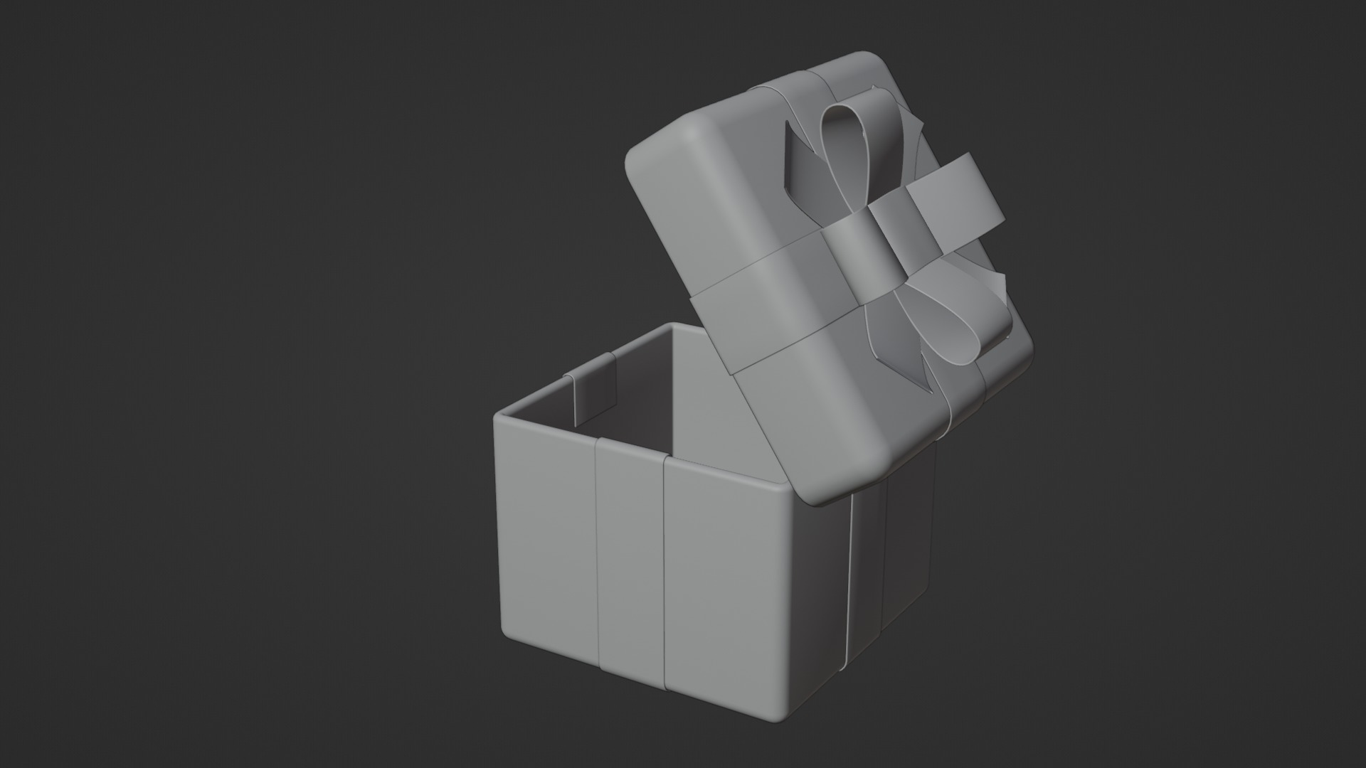 Elegant Gift Box 3D Model Low-poly 3D model_9