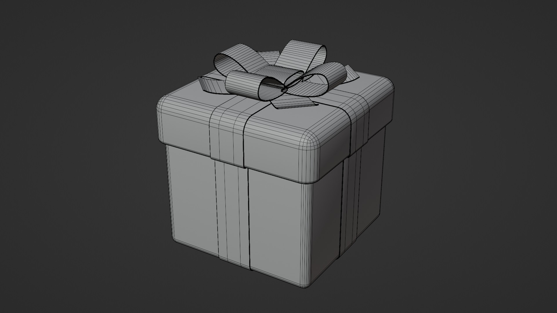 Elegant Gift Box 3D Model Low-poly 3D model_19