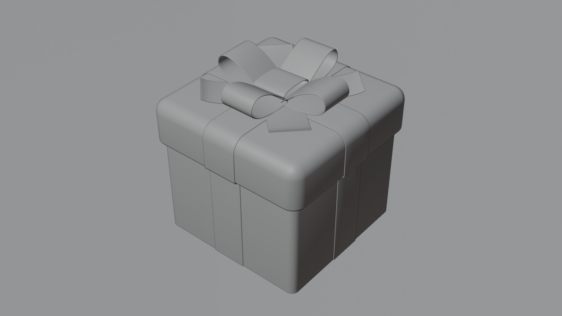Elegant Gift Box 3D Model Low-poly 3D model_12