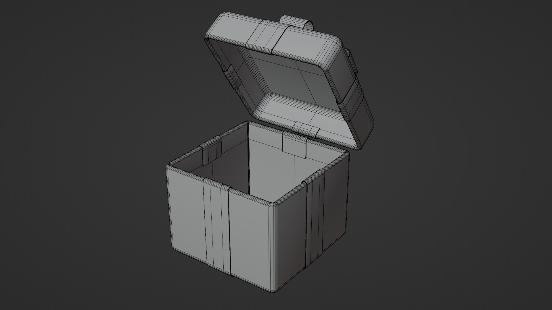 Elegant Gift Box 3D Model Low-poly 3D model_15