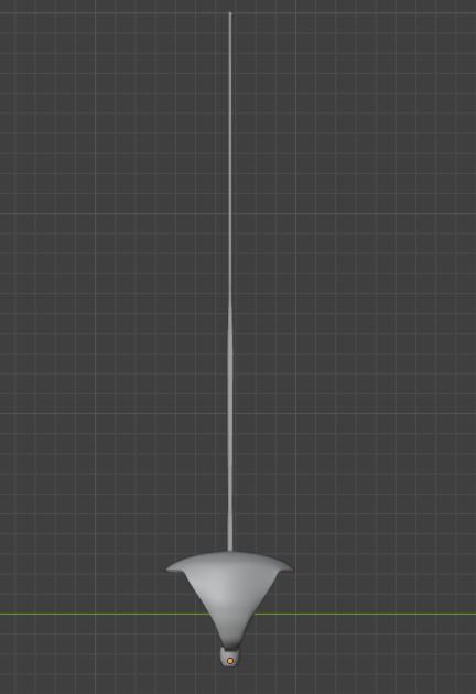 fencing saber sharpened in battles 3D model_1