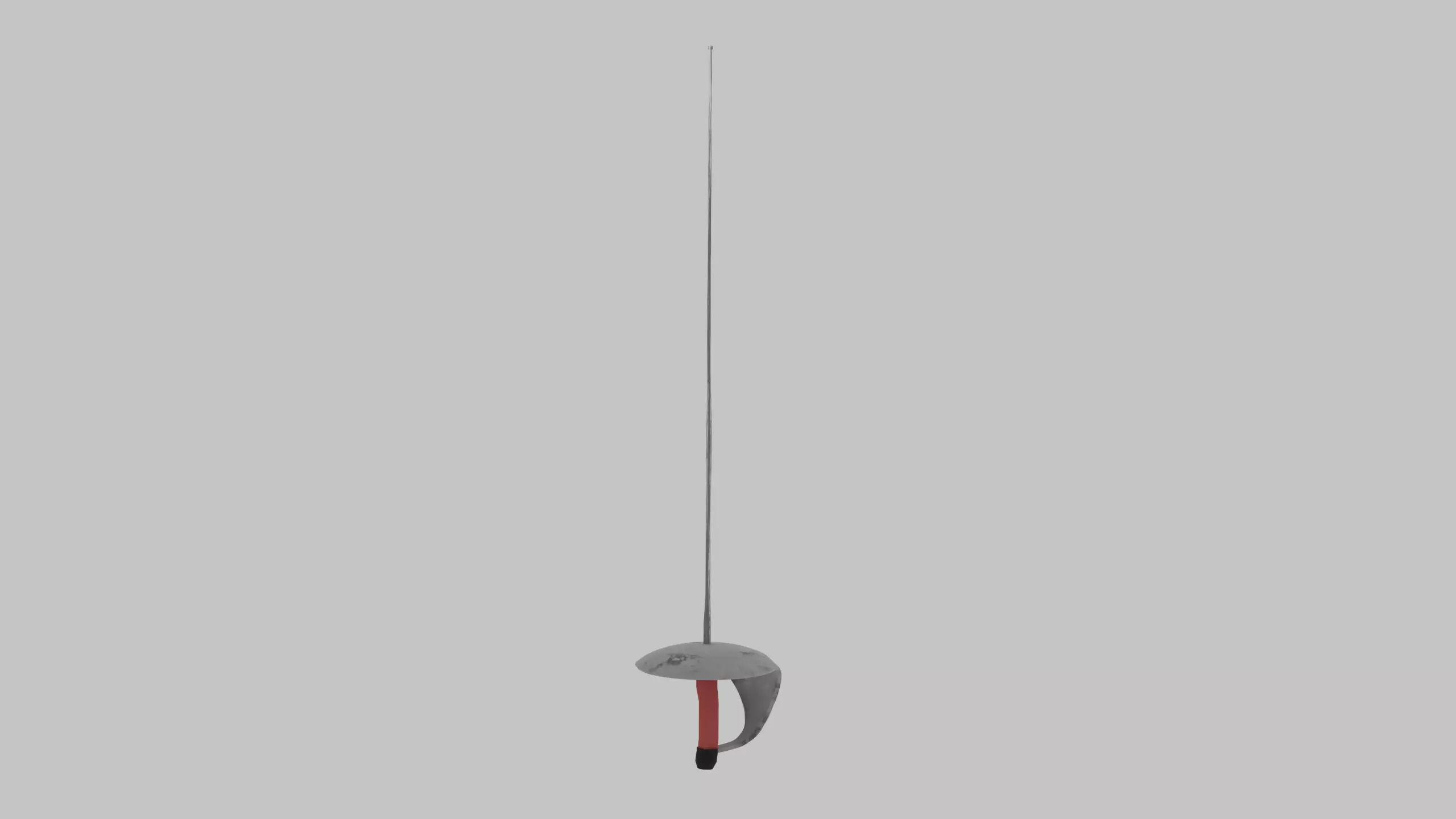 fencing saber sharpened in battles 3D model_0