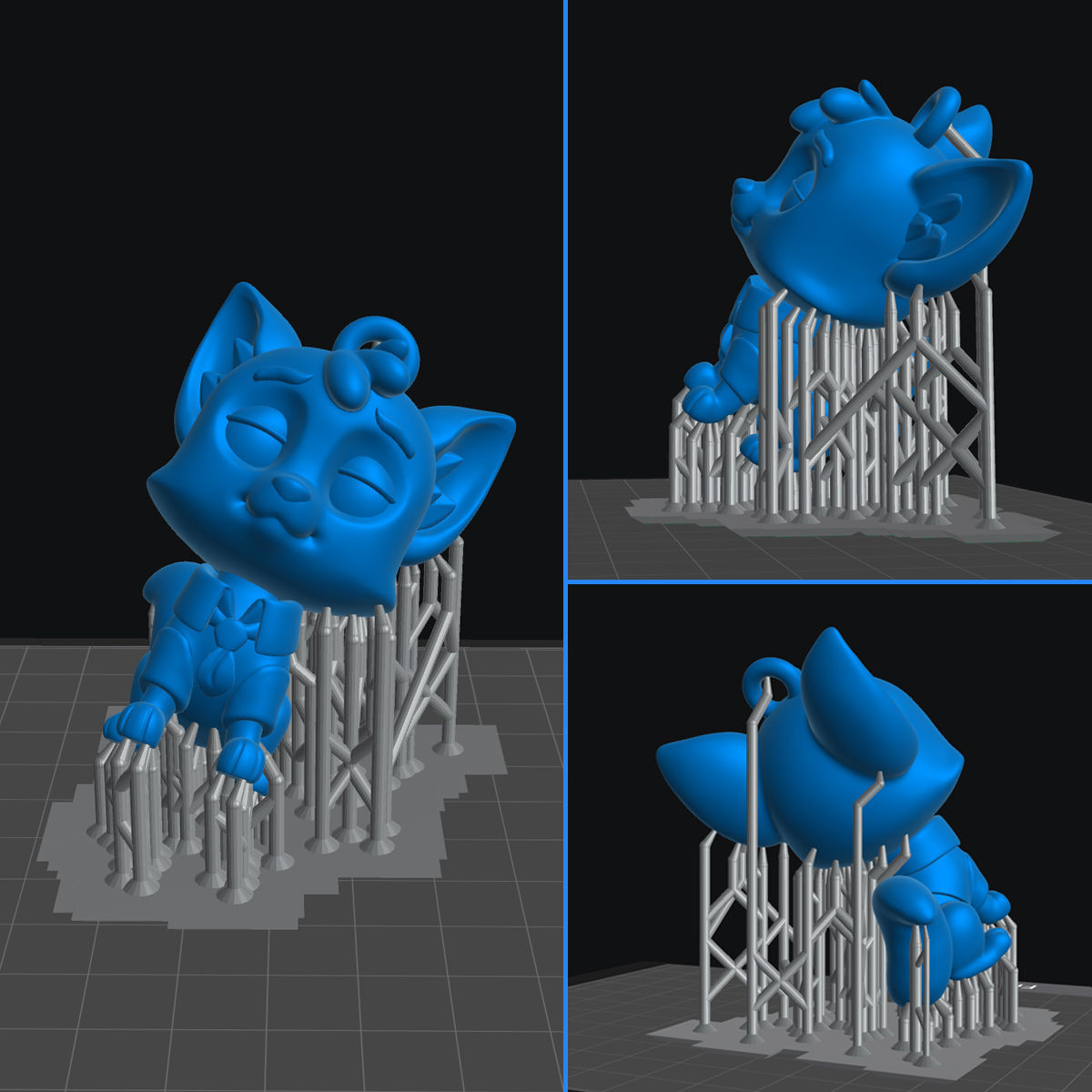 Cute fan art of Nick Wild from Zootopia 50mm 3D print model_5