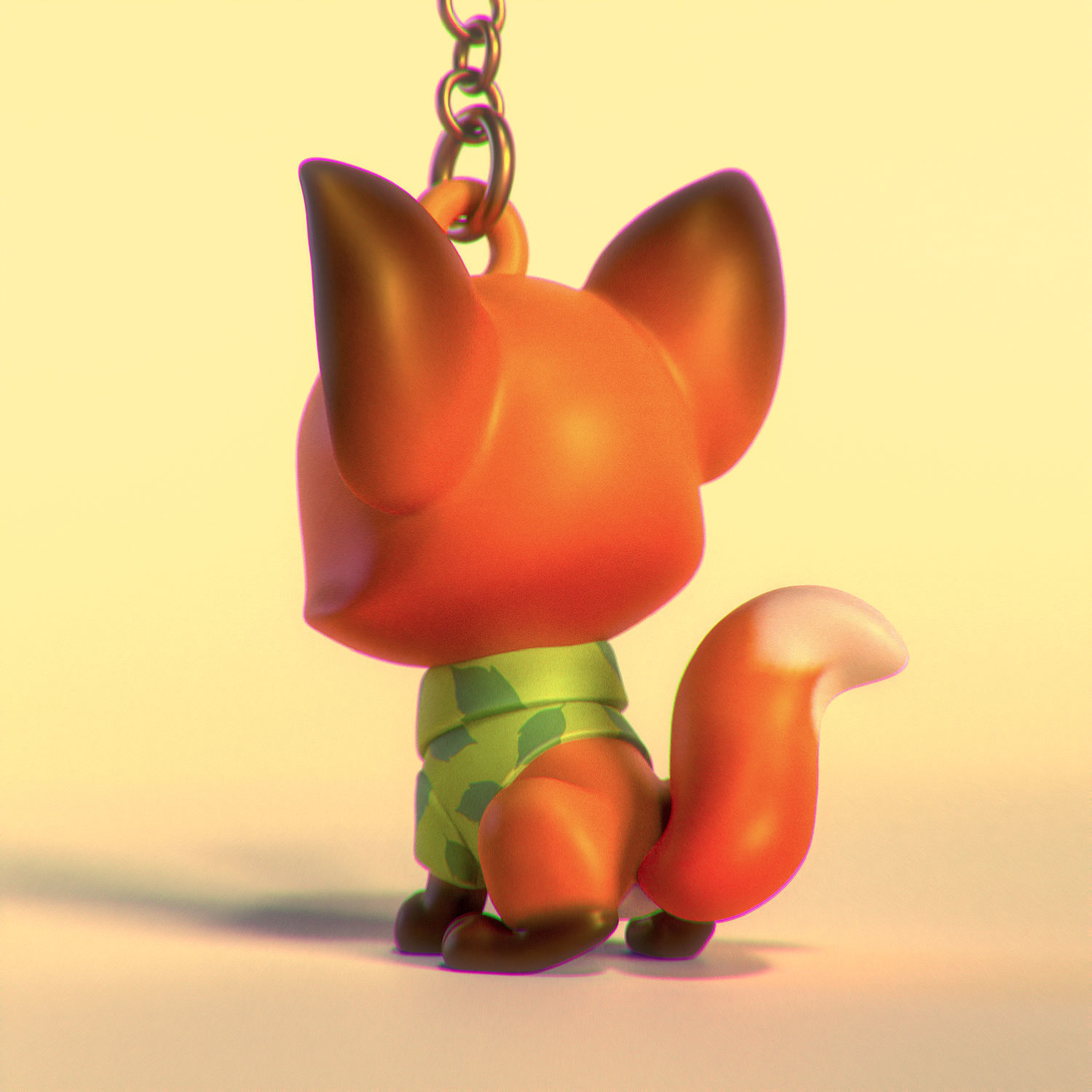 Cute fan art of Nick Wild from Zootopia 50mm 3D print model_3