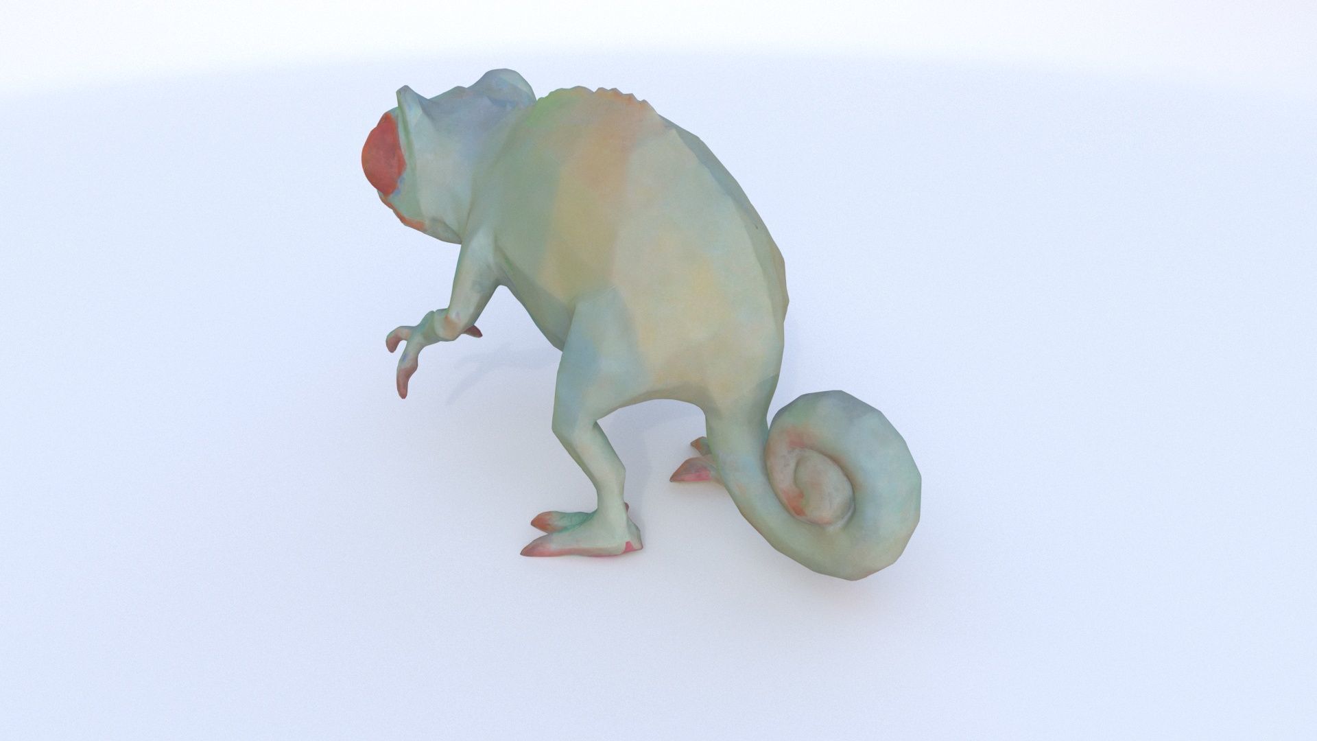 Chameleon 3D model_3
