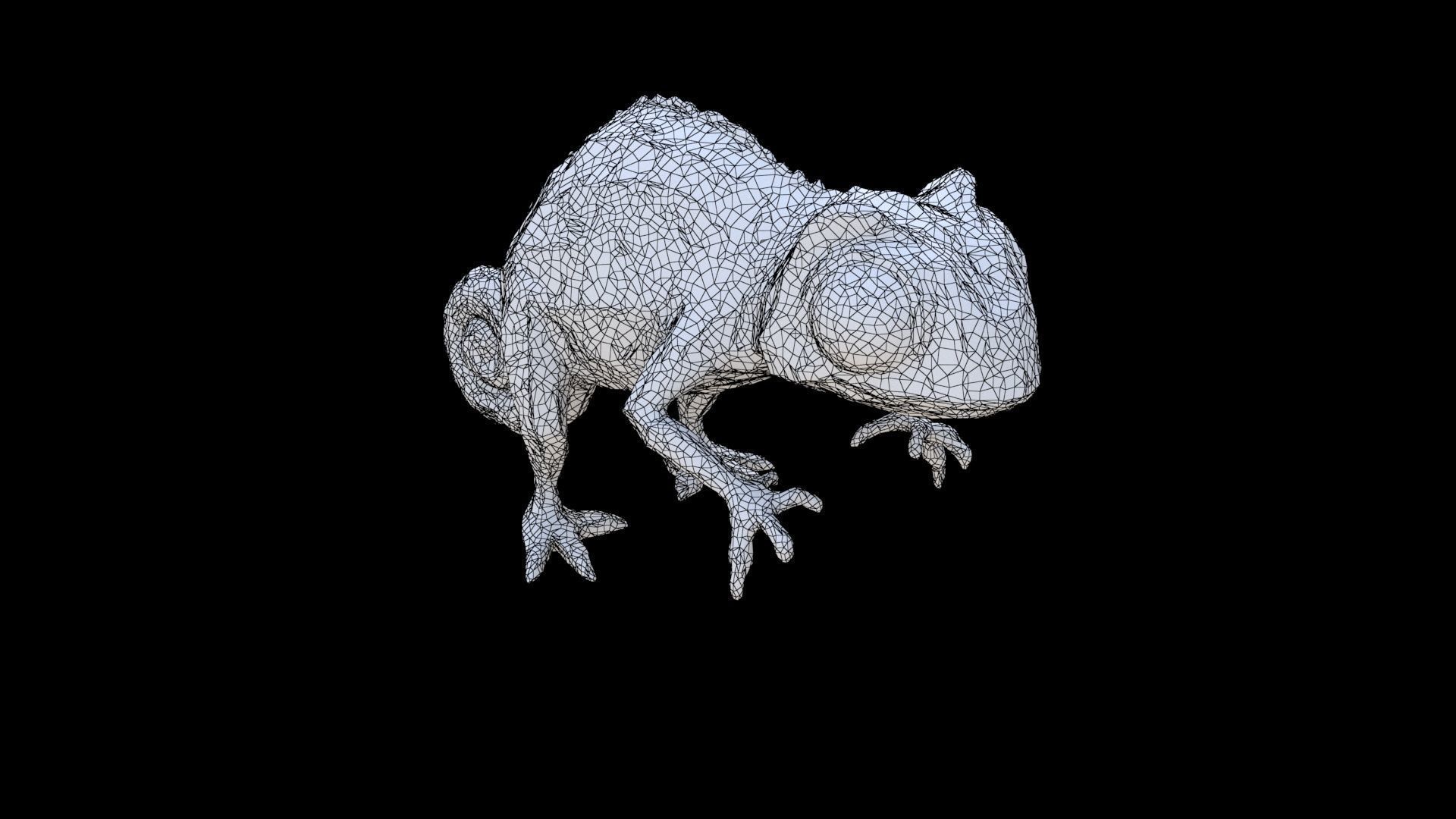 Chameleon 3D model_5