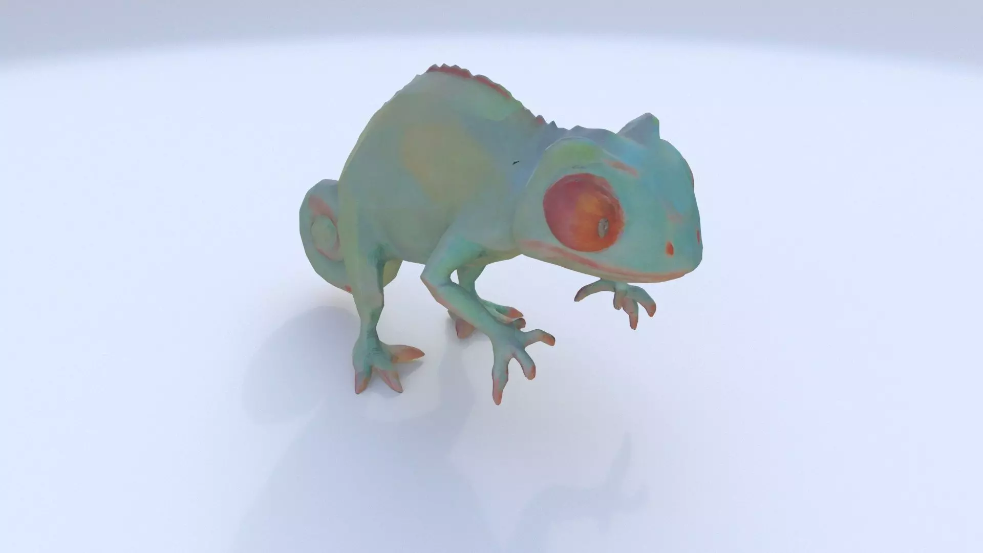 Chameleon 3D model_0