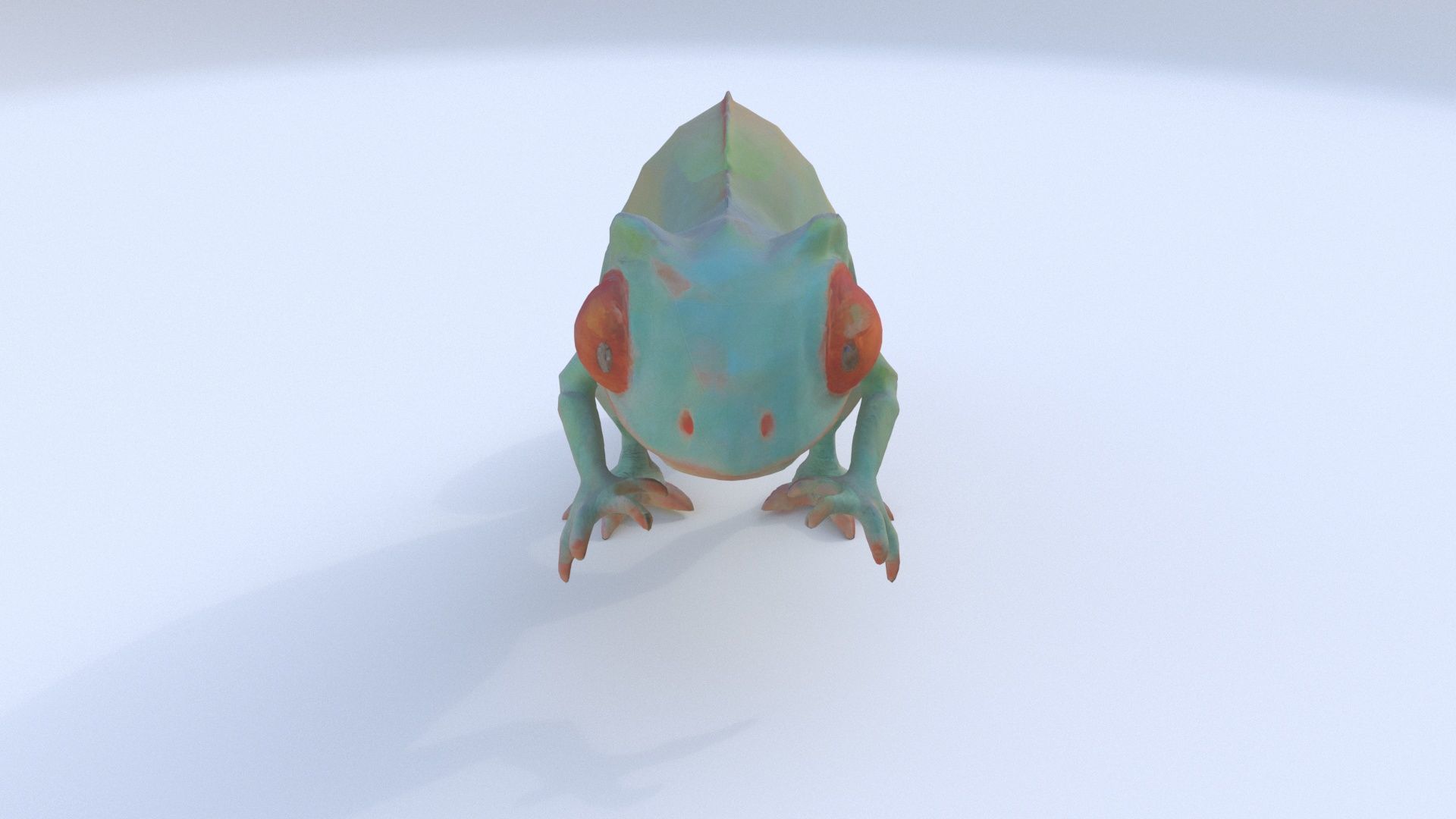 Chameleon 3D model_1