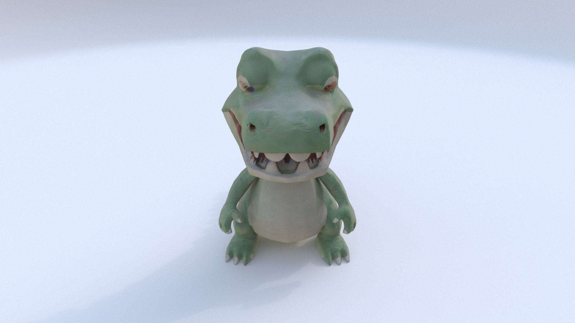 Crocodile 3D model_1