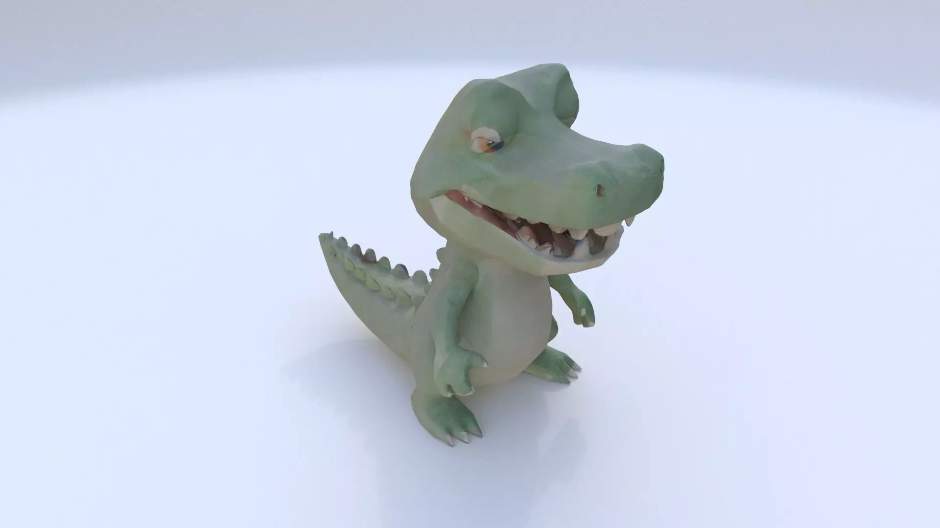 Crocodile 3D model_0