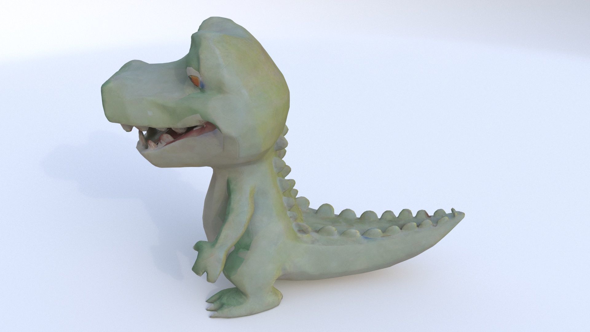 Crocodile 3D model_2