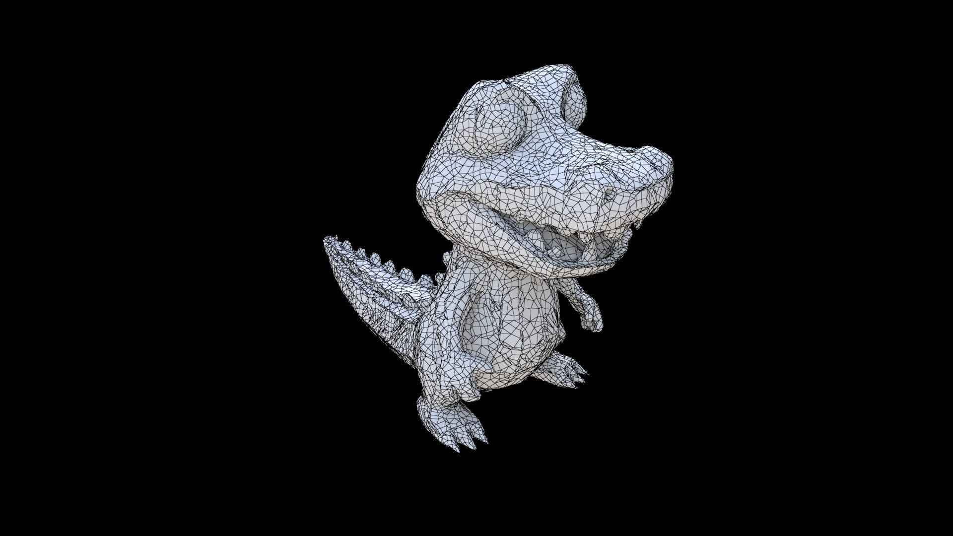 Crocodile 3D model_5