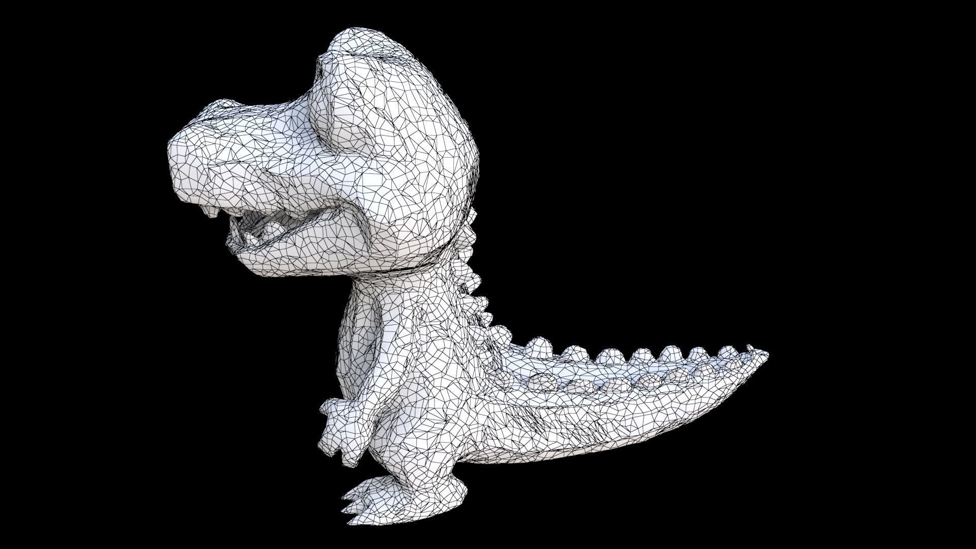 Crocodile 3D model_7