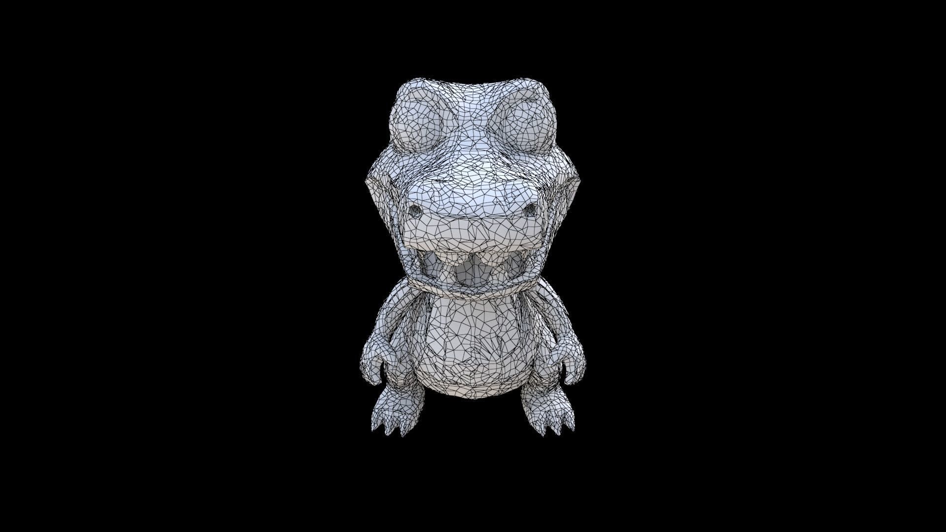 Crocodile 3D model_6