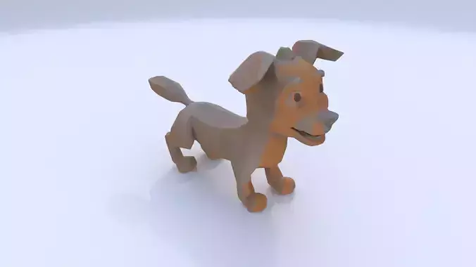 dog 3D model